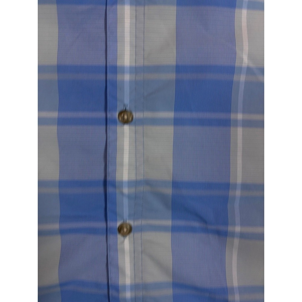 Patagonia Mens Blue Plaid Button-Up Long-Sleeve Shirt Xl - Picture 2 of 16